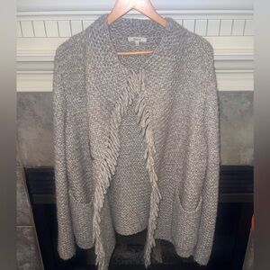 Madewell wool/alpaca oversized open sweater cardigan-XL